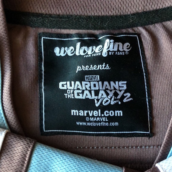 Star-Lord Hockey Jersey - Light Blue, Large - Marvel’s Guardians of the Galaxy - Picture 3 of 4